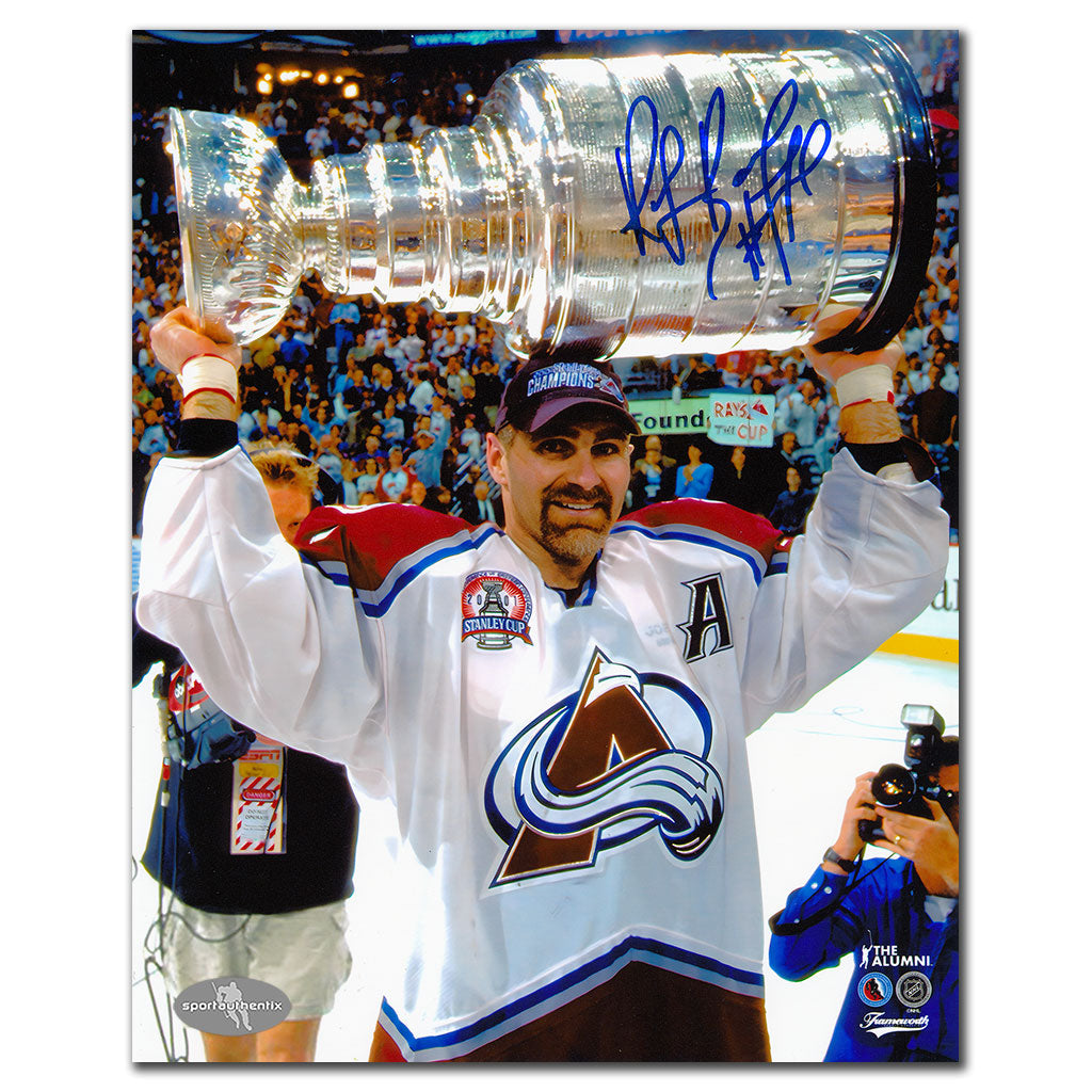 Ray Bourque Colorado Avalanche 2001 Stanley Cup Autographed 8x10 - Sport Authentix Inc