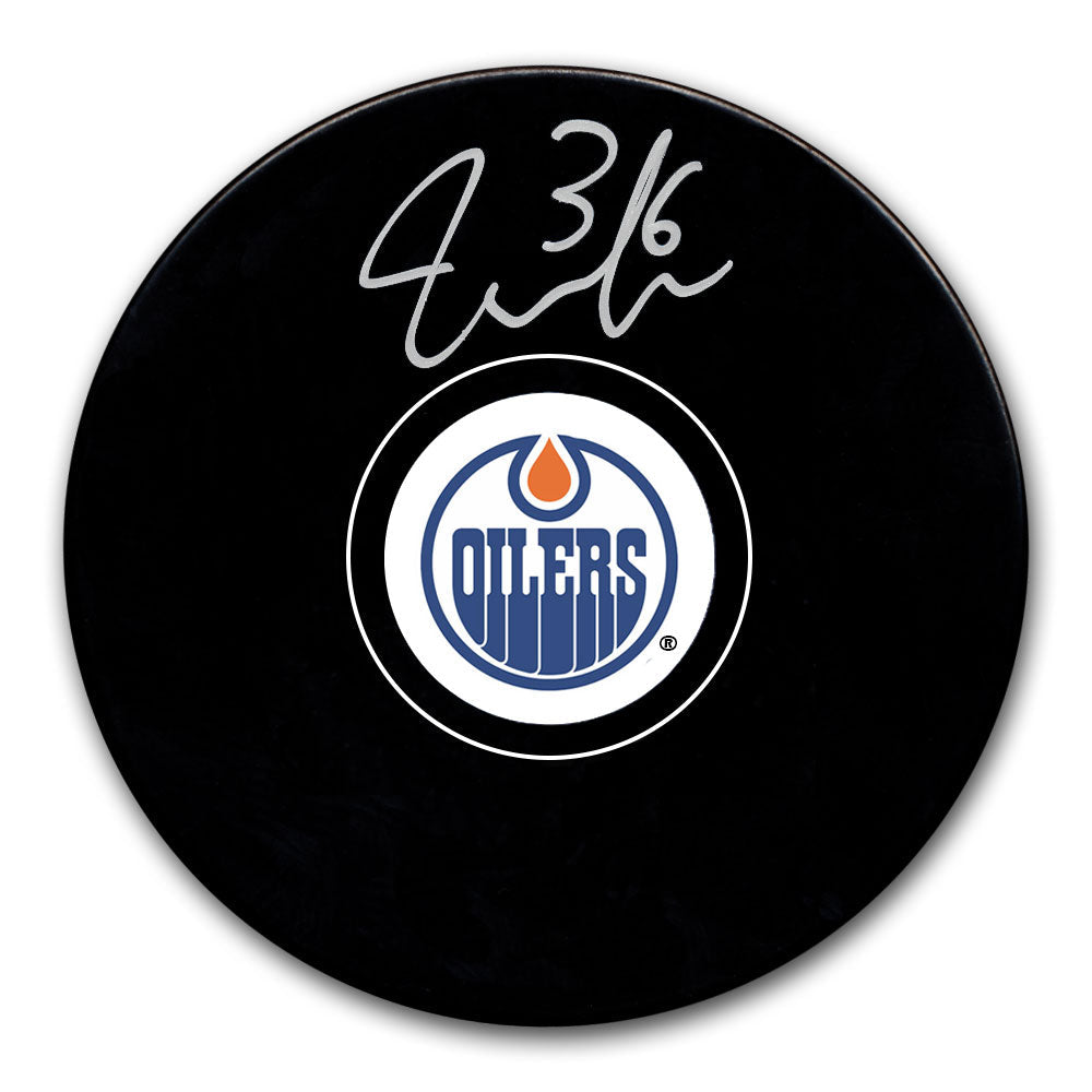 Jack Campbell Edmonton Oilers Autographed Puck - Sport Authentix Inc