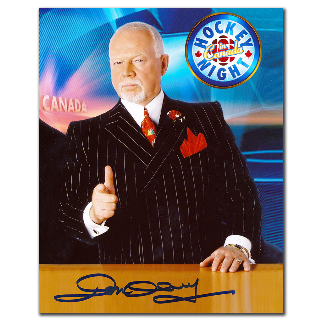 Don Cherry Hockey Night In Canada Autographed 8x10