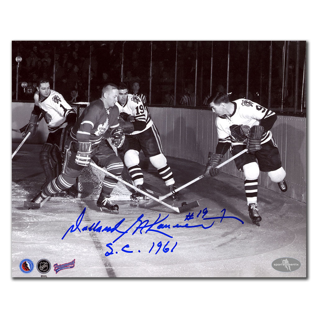 Dollard St. Laurent Chicago Blackhawks Autographed 8x10 Photo - Sport Authentix Inc