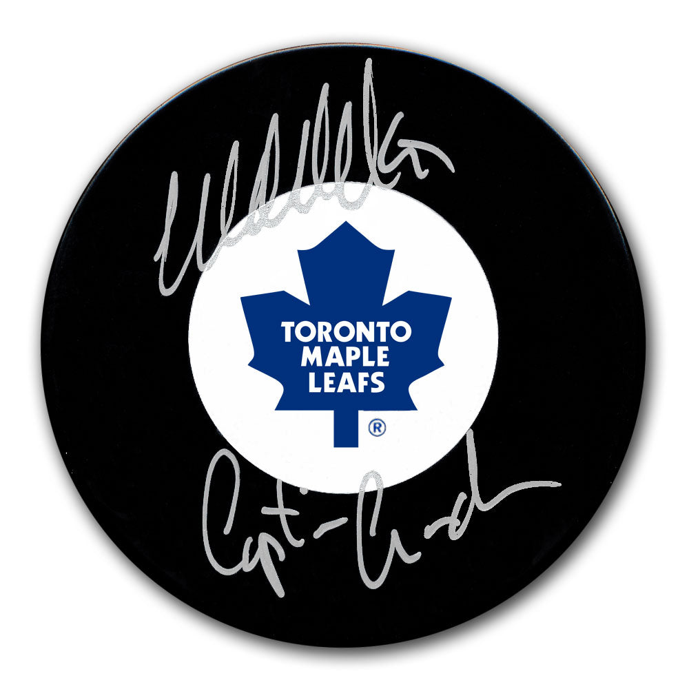 Wendel Clark Toronto Maple Leafs Captain Crunch Autographed Puck - Sport Authentix Inc