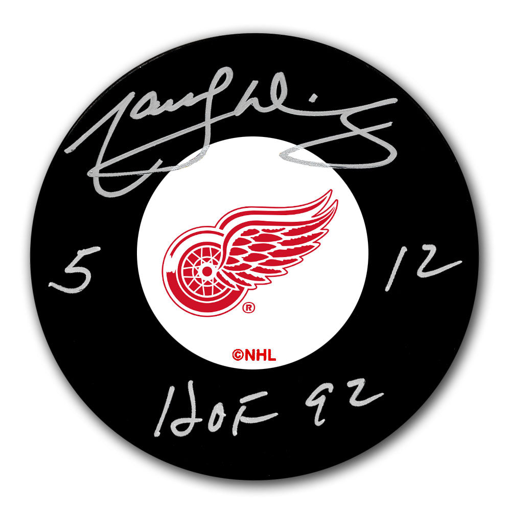 Marcel Dionne Detroit Red Wings HOF Autographed Puck - Sport Authentix Inc