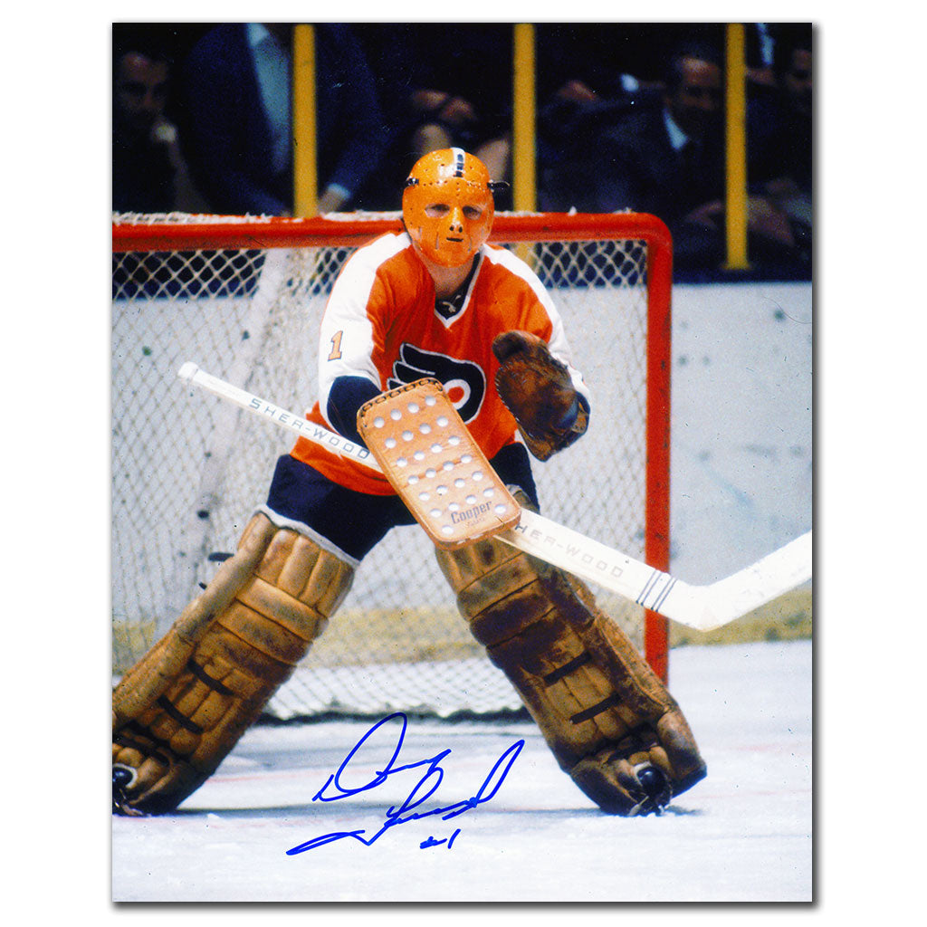 Doug Favell Philadelphia Flyers ACTION Autographed 8x10 - Sport Authentix Inc