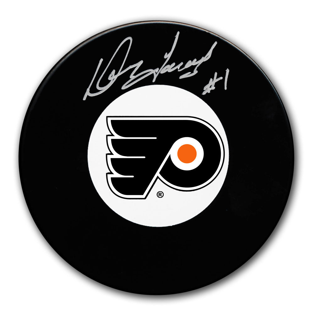 Doug Favell Philadelphia Flyers Autographed Puck - Sport Authentix Inc
