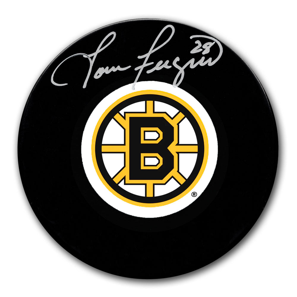 Tom Fergus Boston Bruins Autographed Puck - Sport Authentix Inc