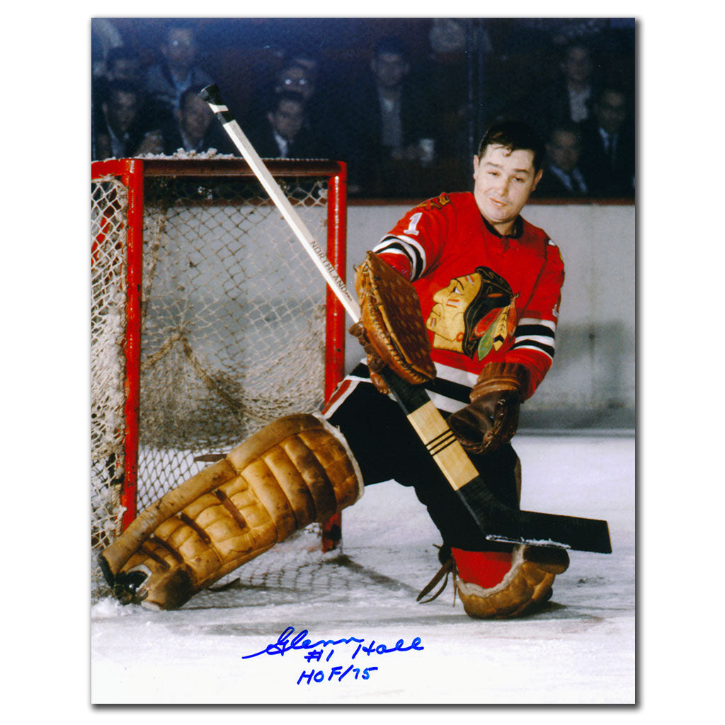 Glenn Hall Chicago Blackhawks HOF Autographed 8x10 - Sport Authentix Inc