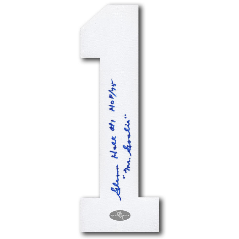 Glenn Hall Chicago Blackhawks Autographed Jersey Number - Sport Authentix Inc