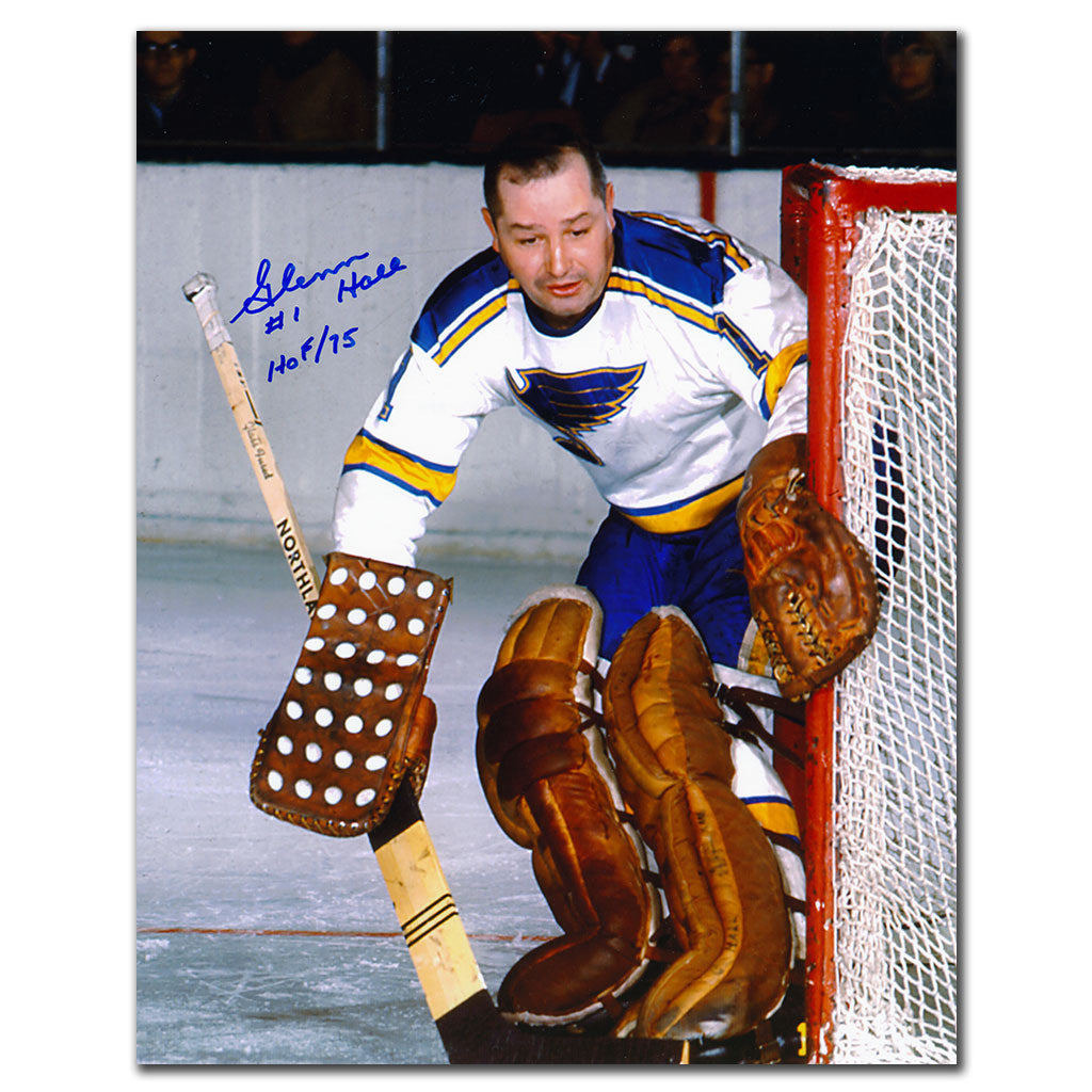 Glenn Hall St. Louis Blues HOF Autographed 8x10 - Sport Authentix Inc