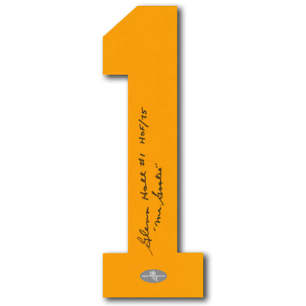 Glenn Hall St. Louis Blues Autographed Jersey Number - Sport Authentix Inc