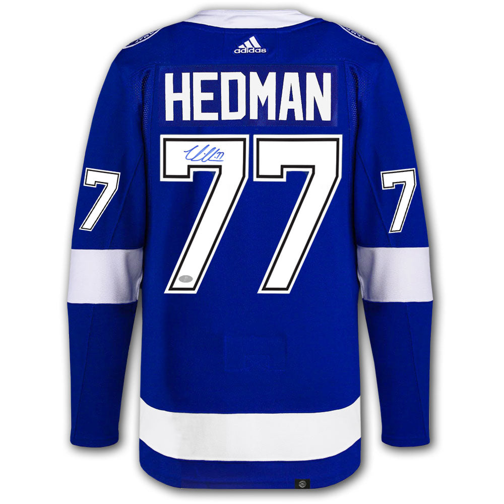 Victor Hedman Tampa Bay Lightning Adidas Pro Autographed Jersey - Sport Authentix Inc