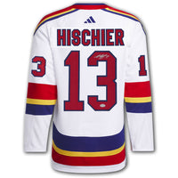 Nico Hischier New Jersey Devils Reverse Retro Adidas Pro Autographed Jersey - Sport Authentix Inc