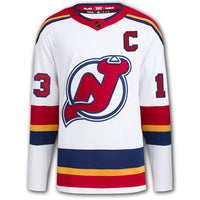 Nico Hischier New Jersey Devils Reverse Retro Adidas Pro Autographed Jersey - Sport Authentix Inc