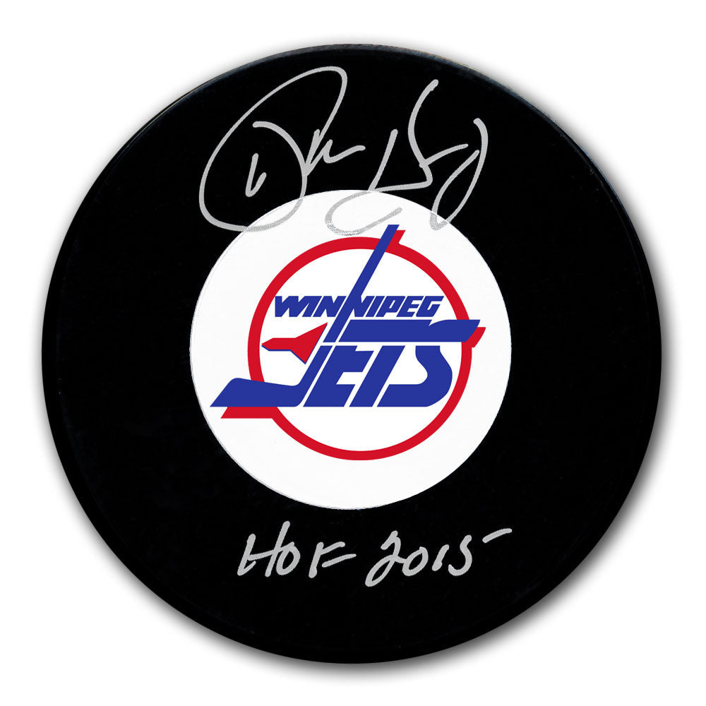 Phil Housley Winnipeg Jets HOF Autographed Puck - Sport Authentix Inc