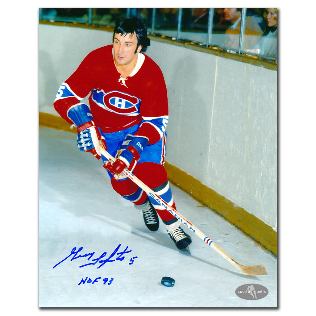 Guy Lapointe Montreal Canadiens HOF Autographed 8x10 - Sport Authentix Inc