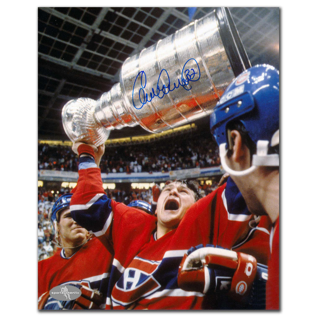 Claude Lemieux Montreal Canadiens 1986 Stanley Cup Autographed 8x10 - Sport Authentix Inc