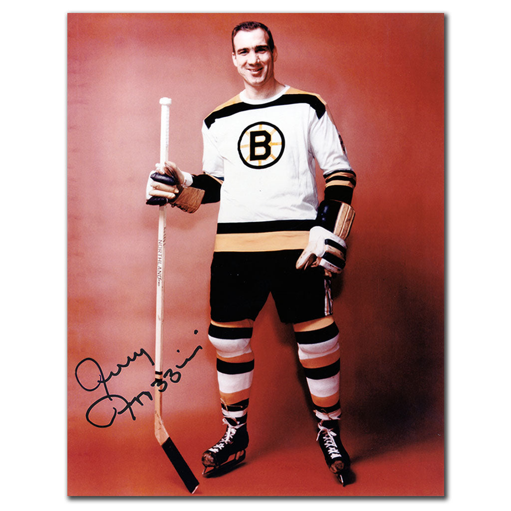 Jerry Toppazzini Boston Bruins Autographed 8x10 Photo - Sport Authentix Inc
