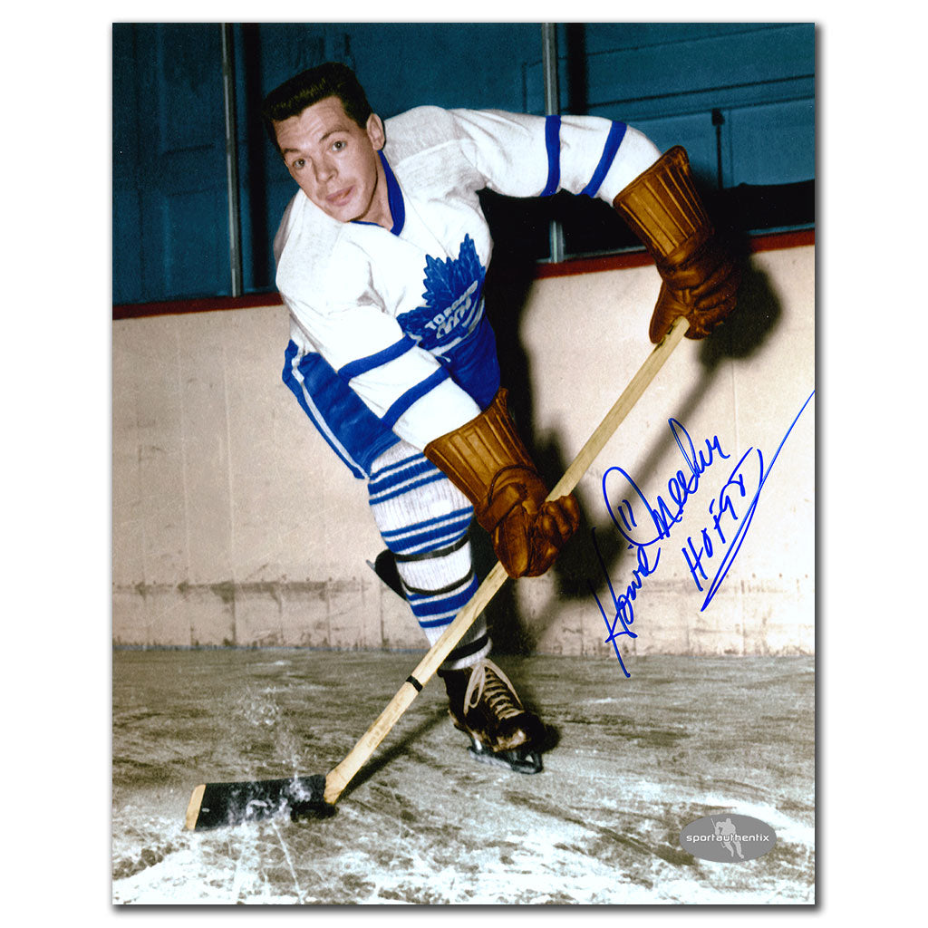 Howie Meeker Toronto Maple Leafs HOF Autographed 8x10 Photo - Sport Authentix Inc