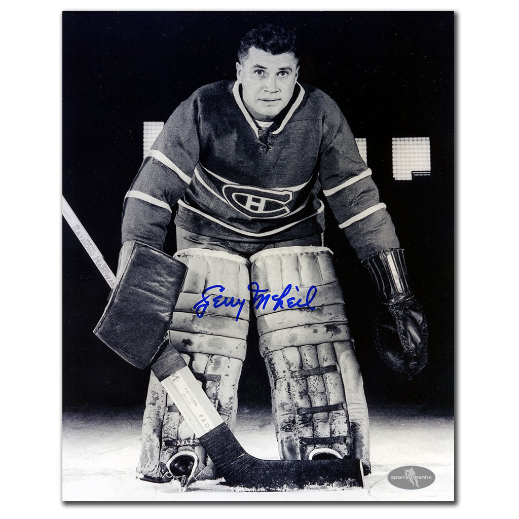 Gerry McNeil Montreal Canadiens Autographed 8x10 Photo
