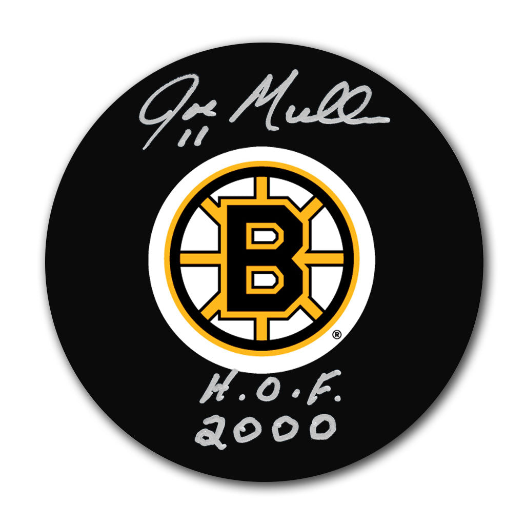 Joe Mullen Boston Bruins HOF Autographed Puck - Sport Authentix Inc