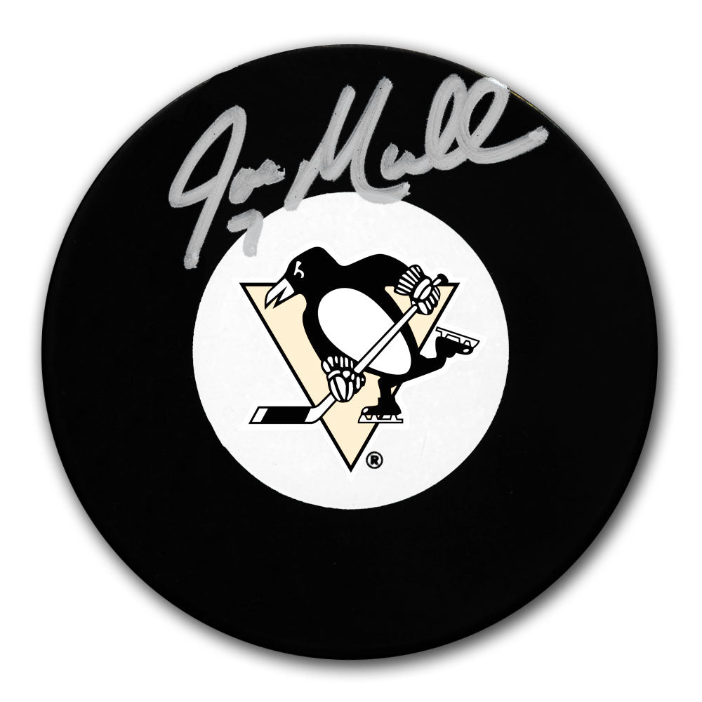 Joe Mullen Pittsburgh Penguins Autographed Puck
