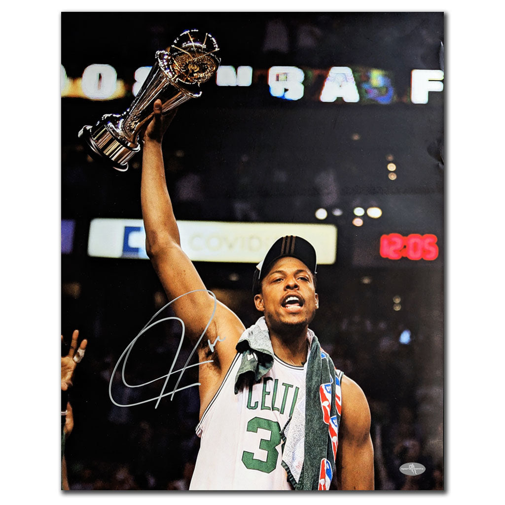 Paul Pierce Boston Celtics 2008 NBA Champions Celebration Autographed 16x20 Photo