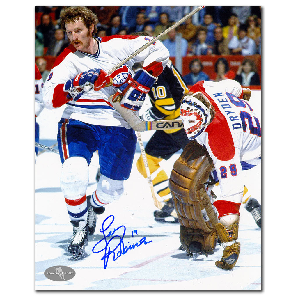 Larry Robinson Montreal Canadiens DRYDEN Autographed 8x10 - Sport Authentix Inc
