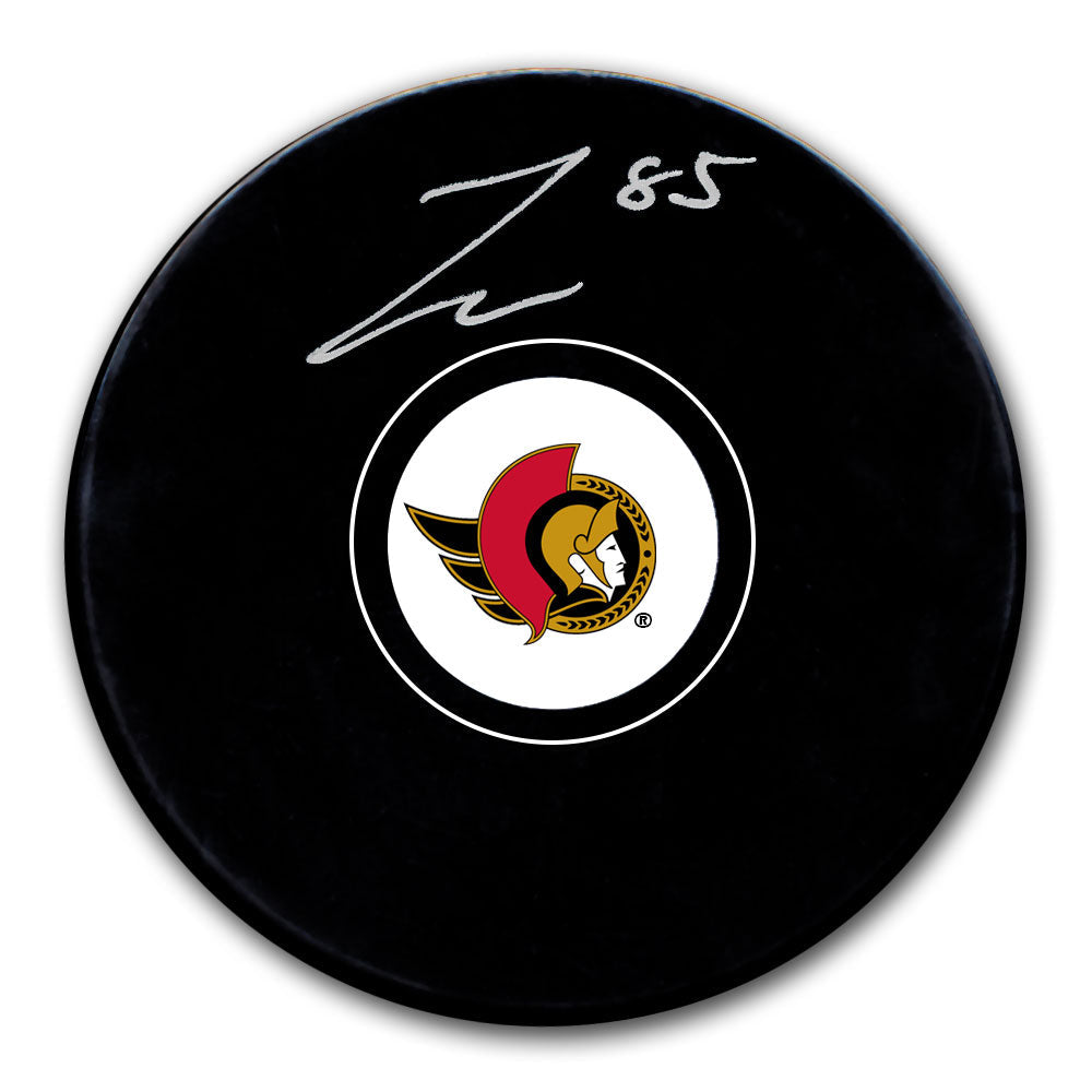 Jake Sanderson Ottawa Senators Autographed Puck - Sport Authentix Inc