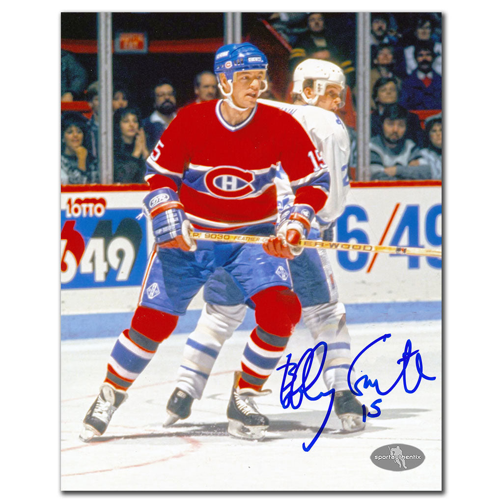 Bobby Smith Montreal Canadiens BATTLE OF QUEBEC Autographed 8x10 - Sport Authentix Inc