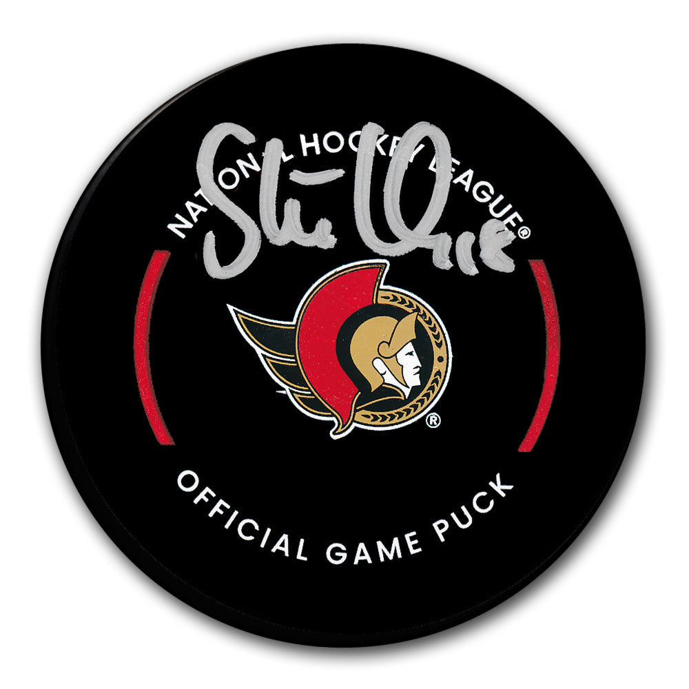 Tim Stutzle Ottawa Senators Autographed Official Game Puck - Sport Authentix Inc