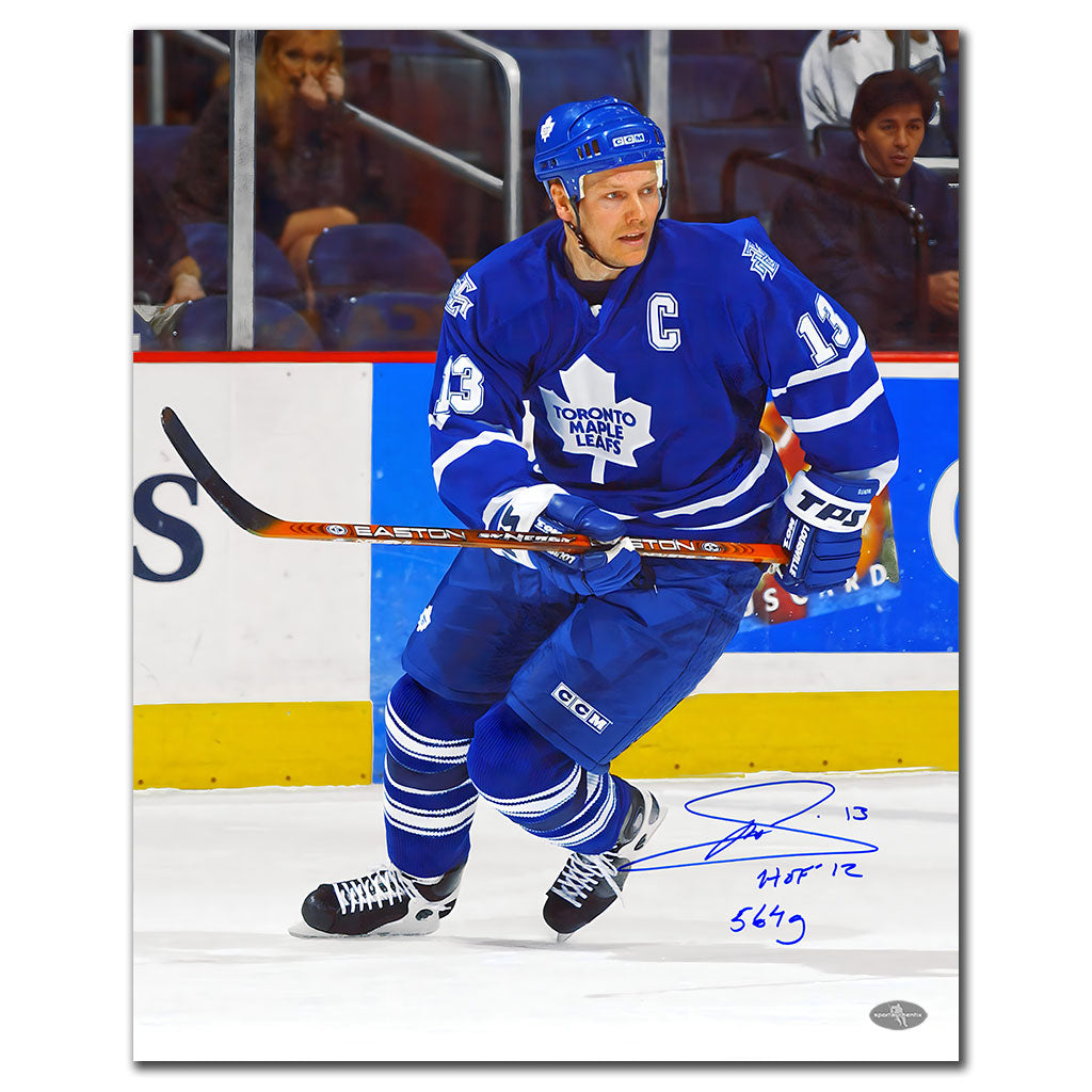 Mats Sundin Toronto Maple Leafs HOF 564 GOALS Autographed 16x20 - Sport Authentix Inc