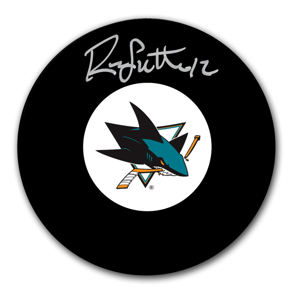 Ron Sutter San Jose Sharks Autographed Puck - Sport Authentix Inc
