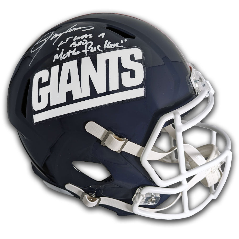 Lawrence Taylor New York Giants LT Was A Bad Motha Autographed Full-Size Riddell Helmet