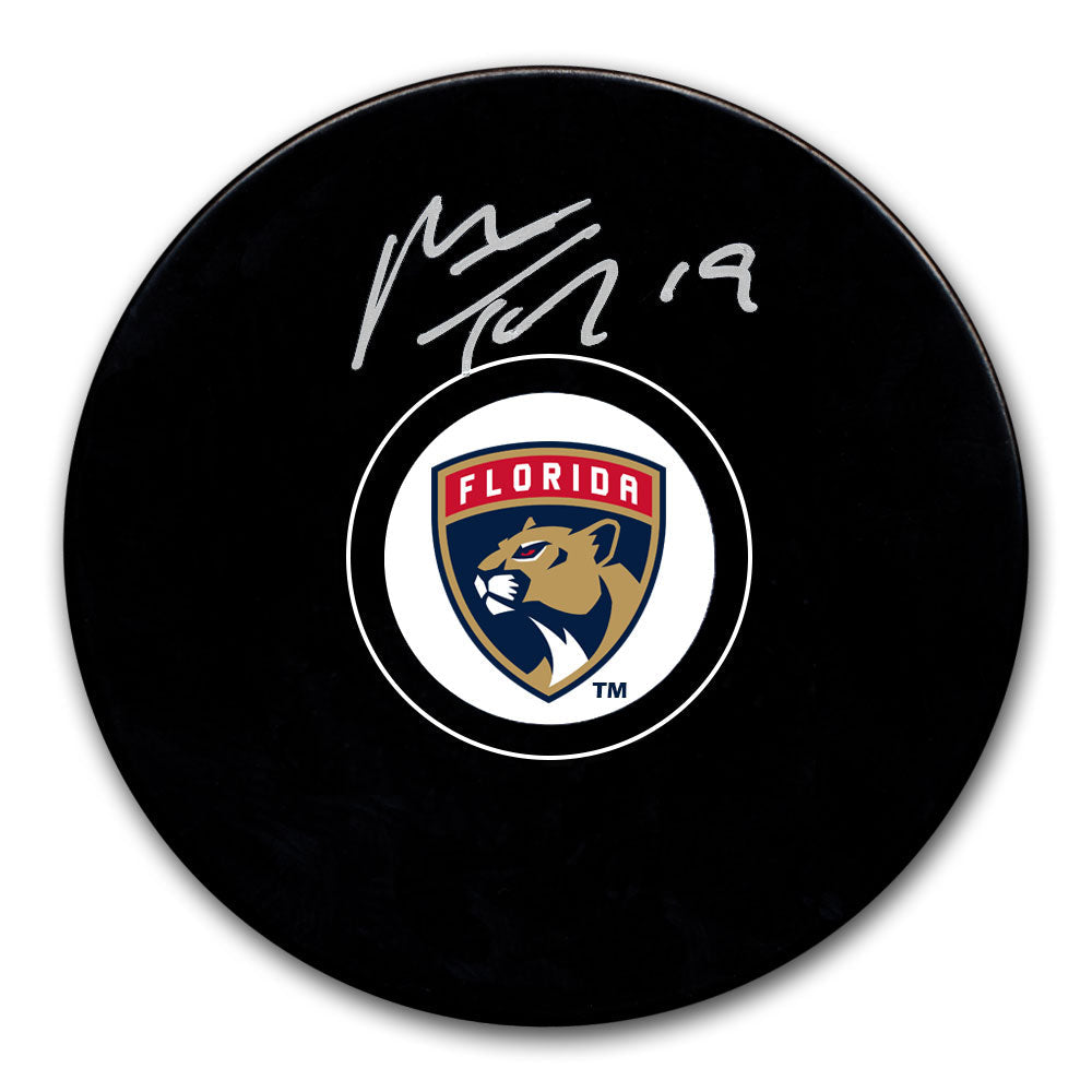 Matthew Tkachuk Florida Panthers Autographed Puck