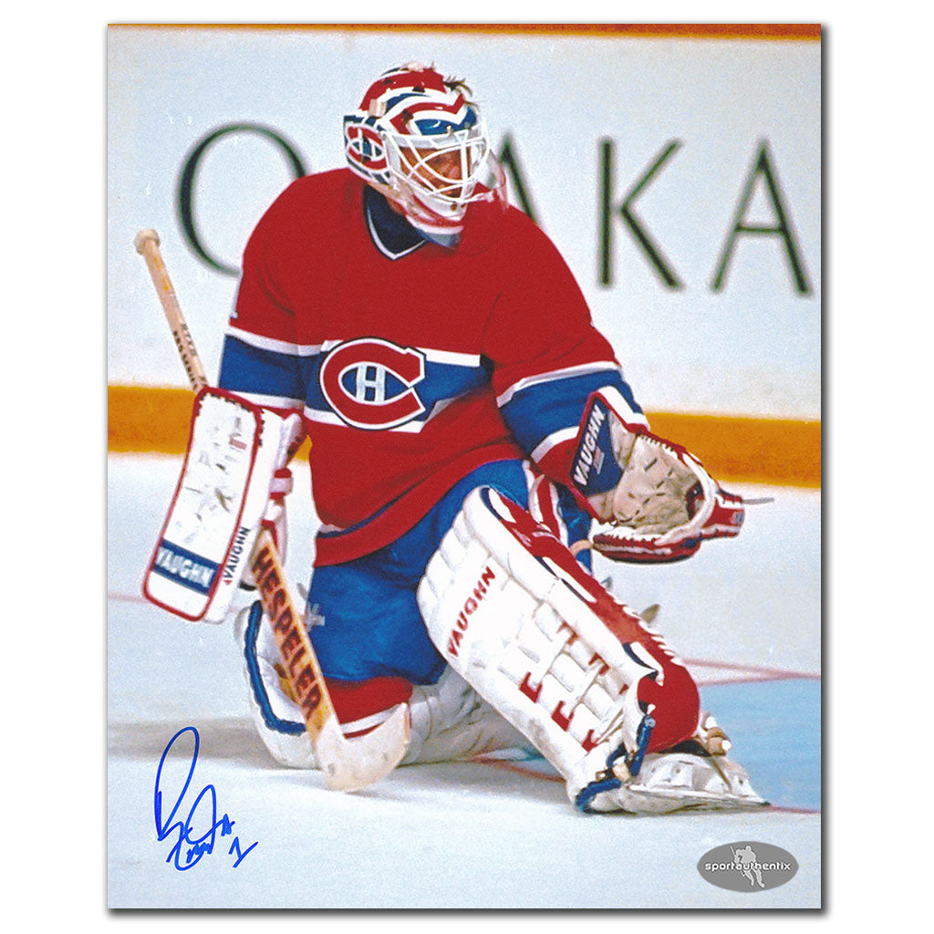 Ron Tugnutt Montreal Canadiens GLOVE SAVE Autographed 8x10 - Sport Authentix Inc