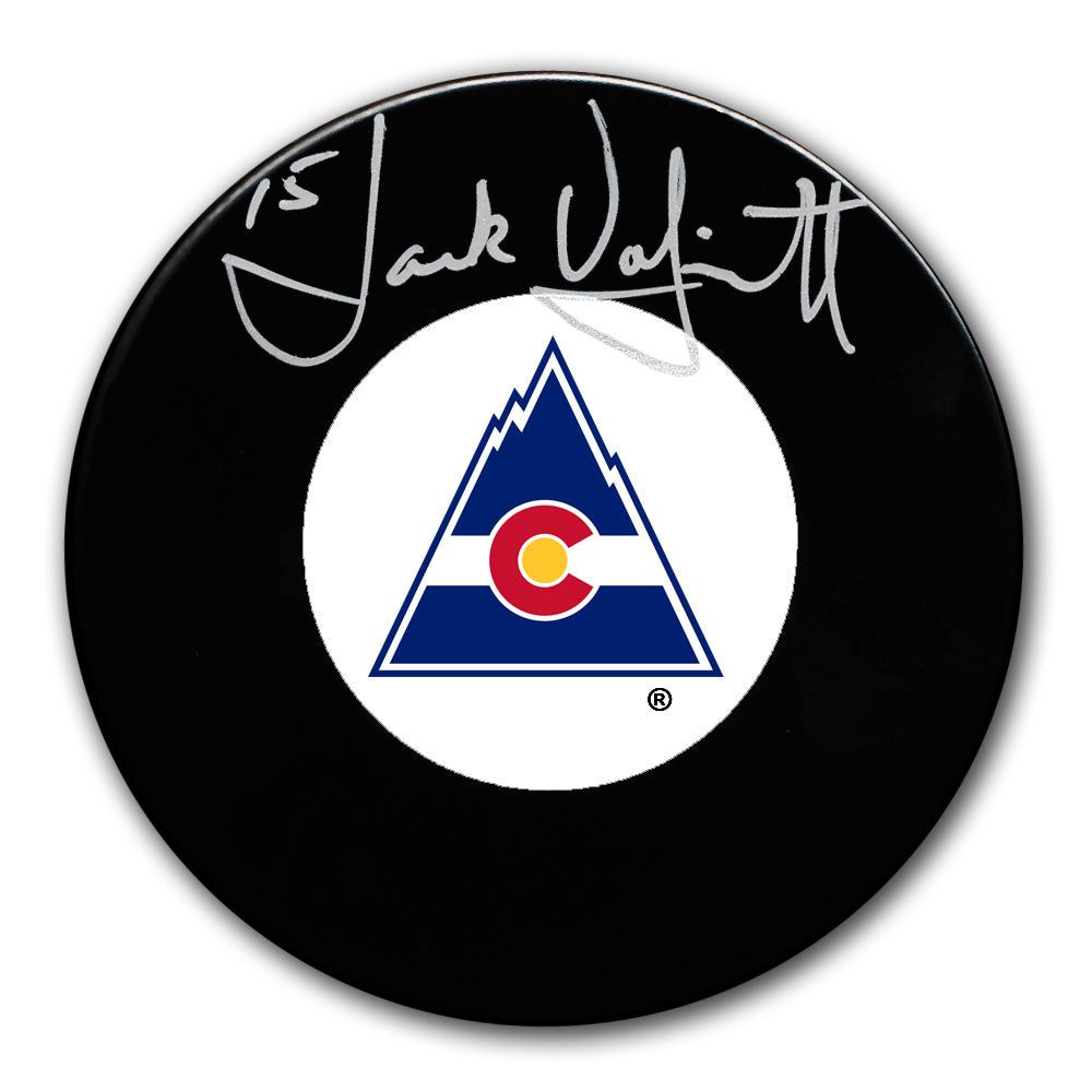 Jack Valiquette Colorado Rockies Autographed Puck - Sport Authentix Inc