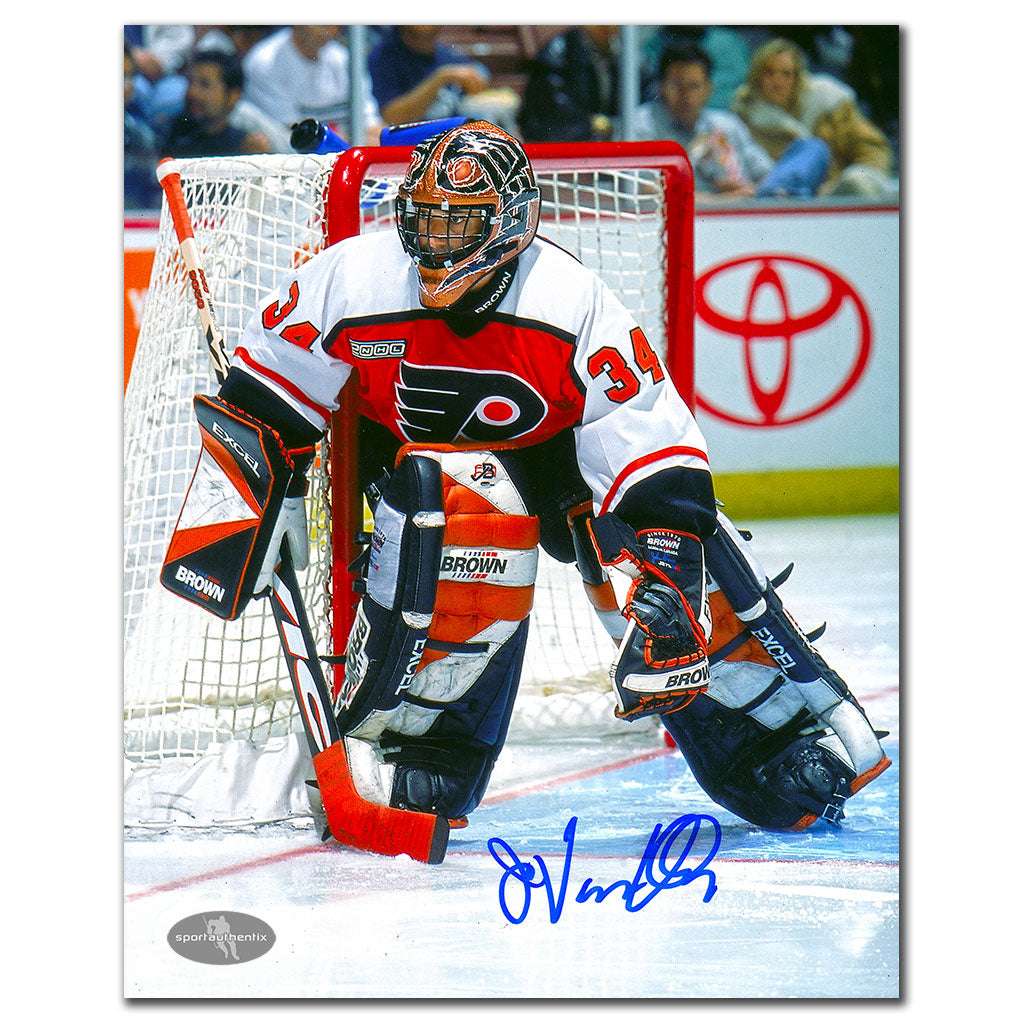 John Vanbiesbrouck Philadelphia Flyers Autographed 8x10 - Sport Authentix Inc