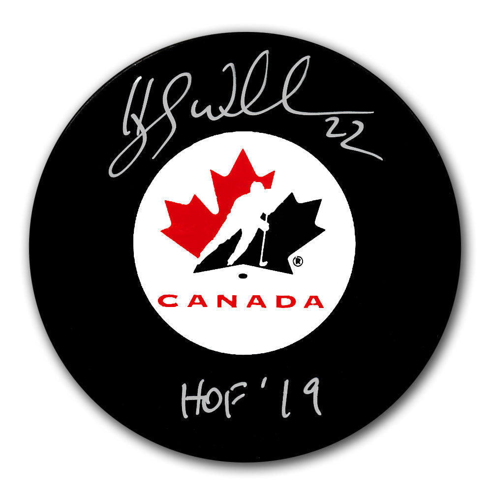 Hayley Wickenheiser Team Canada HOF Autographed Puck - Sport Authentix Inc