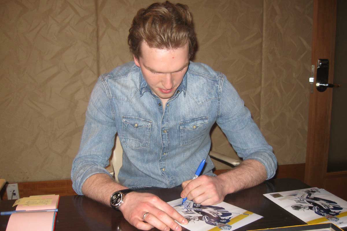 Andrei Vasilevskiy private signing at the Ritz-Carlton in Toronto, Ontario, March 2016