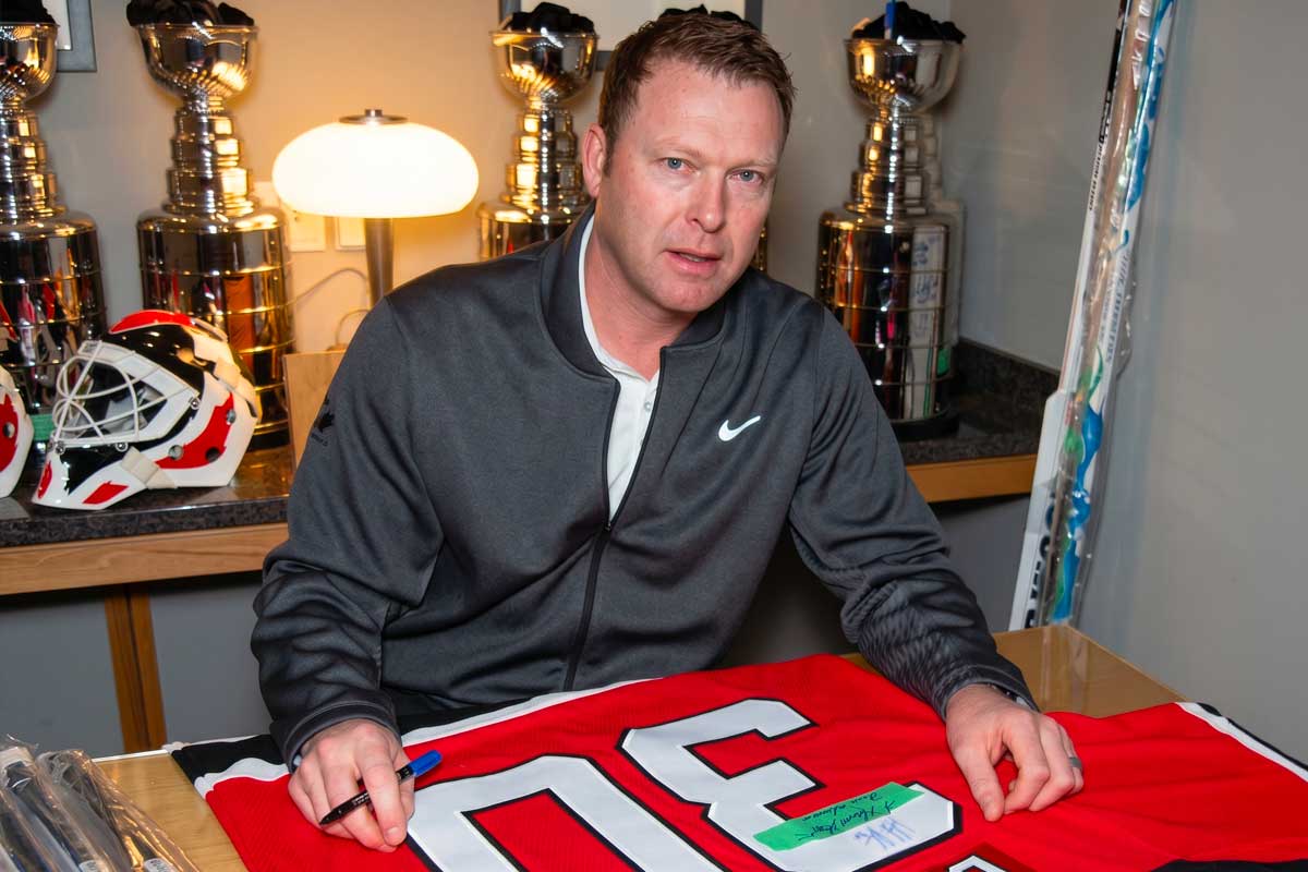 Martin Brodeur private signing event Ottawa, Ontario, January 2018