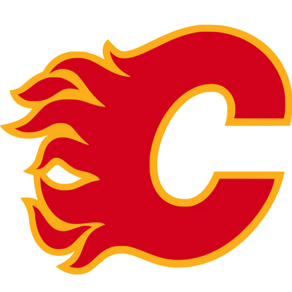 Calgary Flames autographed memorabilia collection logo