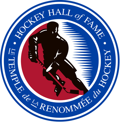 Hockey Hall Of Fame autographed memorabilia collection logo
