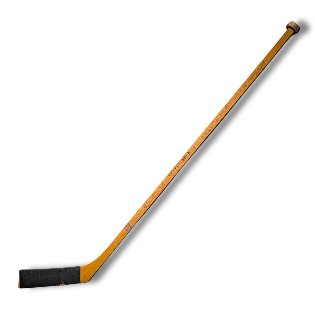 Henri Richard Maurice Richard Signed Montreal Canadiens CCM Professional Autographed Game-Used Stick