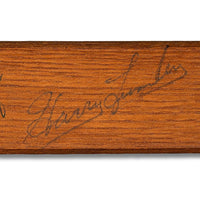 Toronto Maple Leafs Autographed 1953-54 Team Signed Hockey Stick - Tim Horton