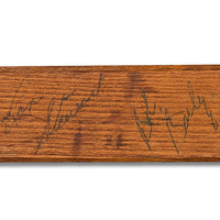 Toronto Maple Leafs Autographed 1953-54 Team Signed Hockey Stick - Tim Horton