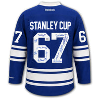 Toronto Maple Leafs autographed 1967 Stanley Cup team signed Reebok jersey back