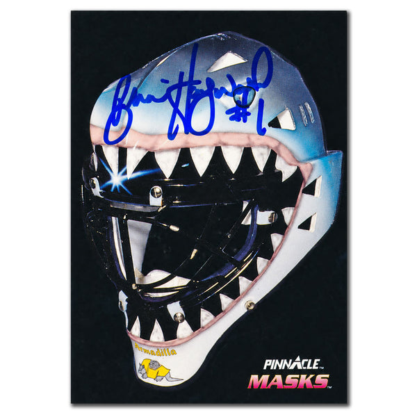 Brian Hayward Autographed 1992-93 Pinnacle Masks Hockey Card #266