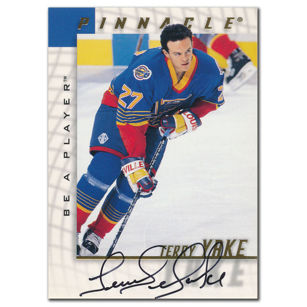 1997-98 Pinnacle Be a Player Terry Yake Autographed Card #190