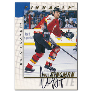 1997-98 Pinnacle Be a Player Chris Dingman Autographed Card #216