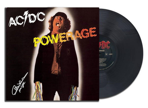 Cliff Williams Signed ACDC POWERAGE Autographed Vinyl Album LP