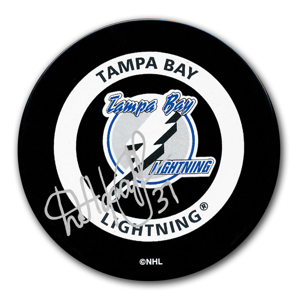 Dmitry Afanasenkov Tampa Bay Lightning Autographed Official Game Puck